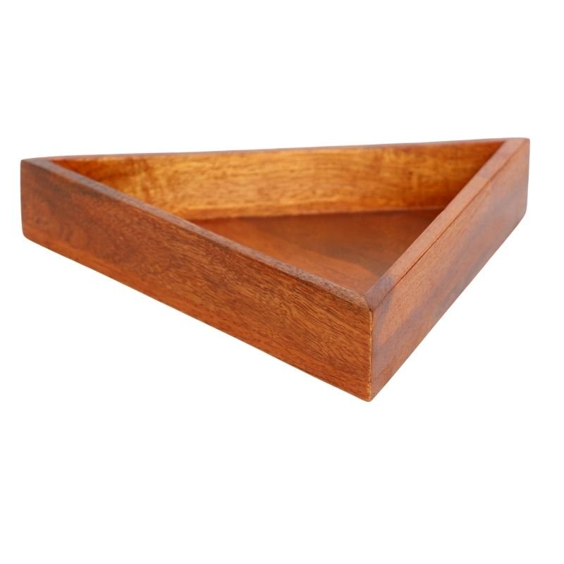Mango Wood Triangle Serving Tray