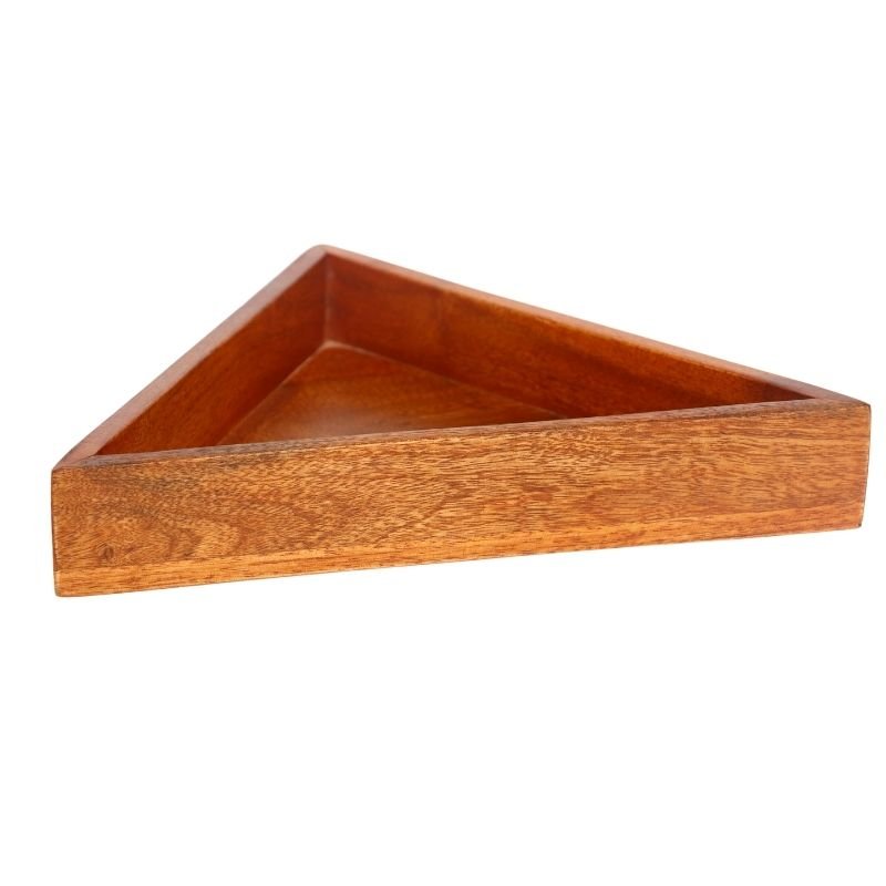 Mango Wood Triangle Serving Tray