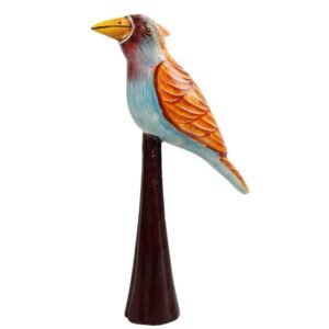 Wooden Decorative Hand  Painted Bird