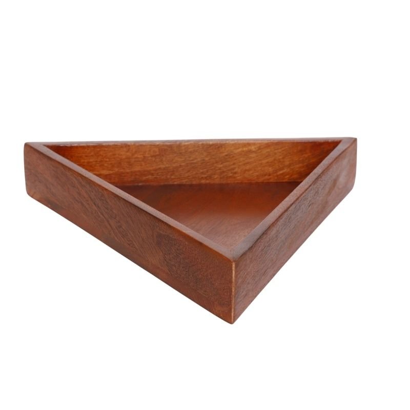 Mango Wood Triangle Serving Tray