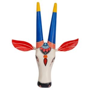 Wooden Cow head Wall Hanging