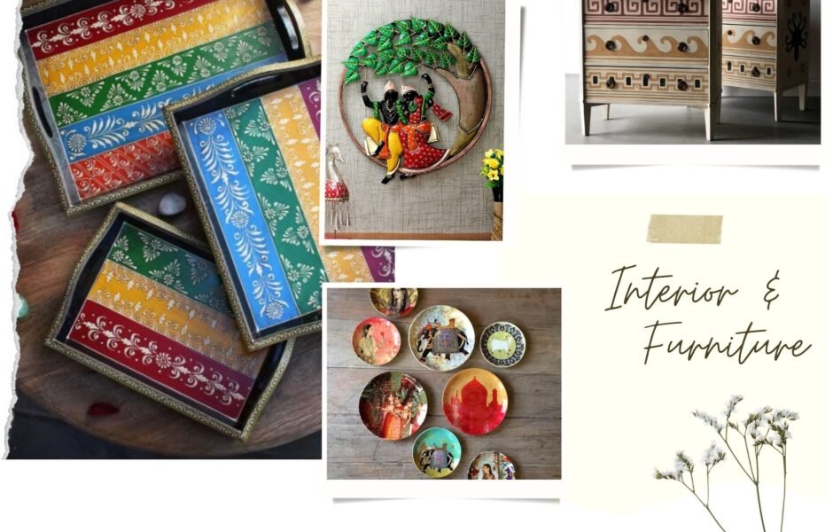 Beige Aesthetic Minimalist Interior Furniture Photo Collage