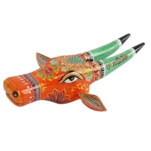 Wooden Cow head Wall Hanging