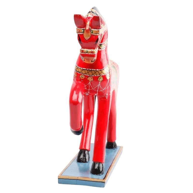 Wooden Decorative Hand Painted Horse