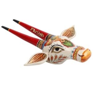 Wooden Cow head Wall Hanging