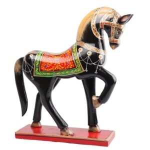 Wooden Decorative Hand  Painted Horse