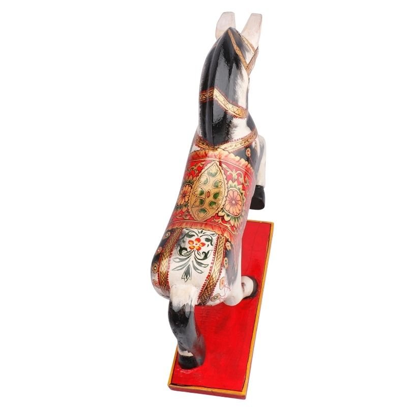 Wooden Decorative Hand Painted Horse