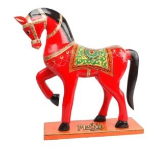 Wooden Decorative Hand  Painted Horse