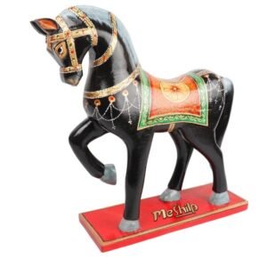 Wooden Decorative Hand  Painted Horse