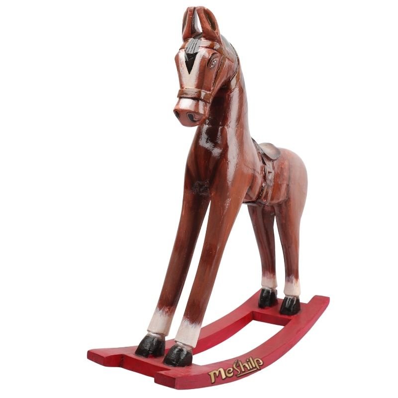 Wooden Decorative Hand Painted Rocking Horse