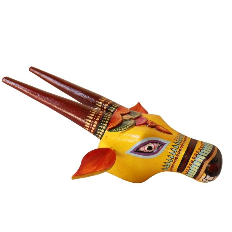 Wooden Cow head Wall Hanging