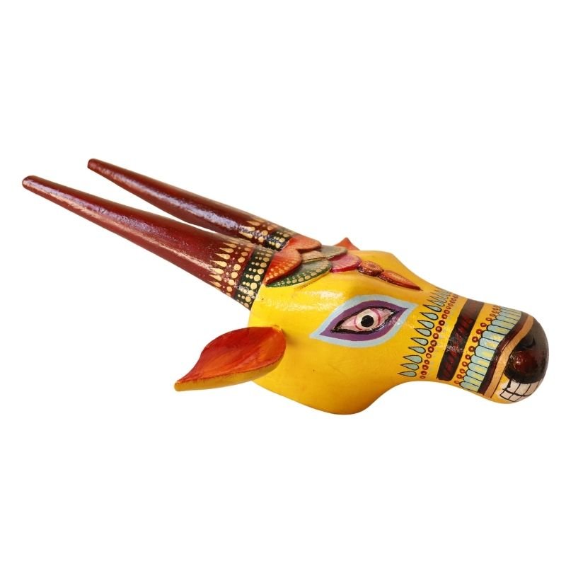 Wooden Cow head Wall Hanging