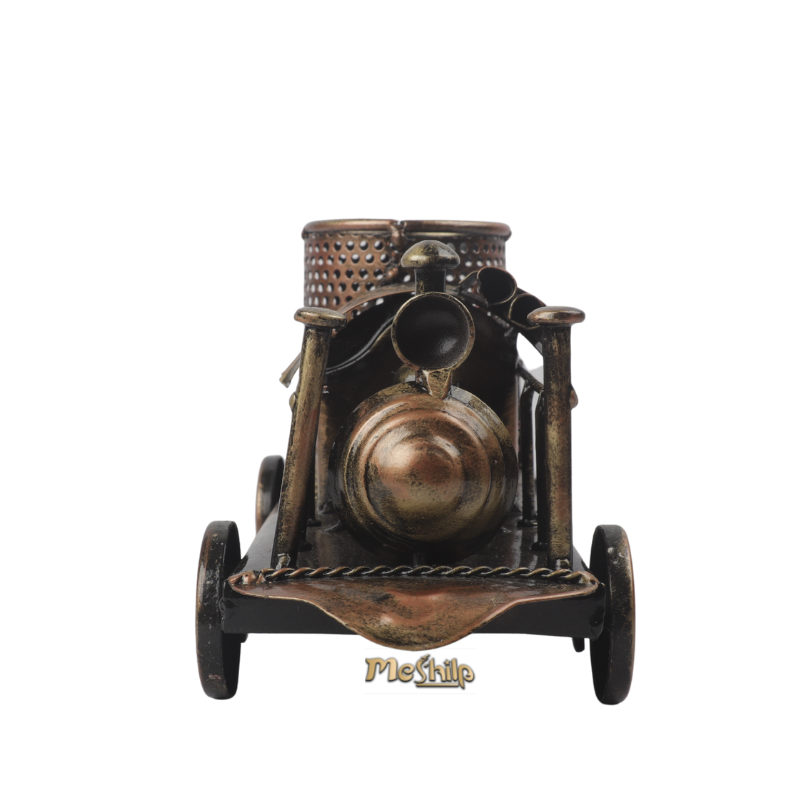 Decorative Handcrafted Antique Finish Engine Shape Pen holder